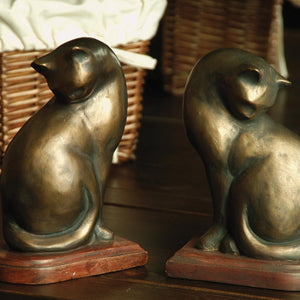 Cat Bookends