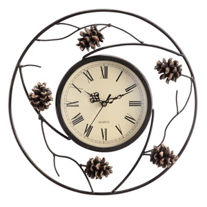 Pinecone Wall Clock