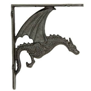 Ice & Fire Dragon Bracket-Iron Accents