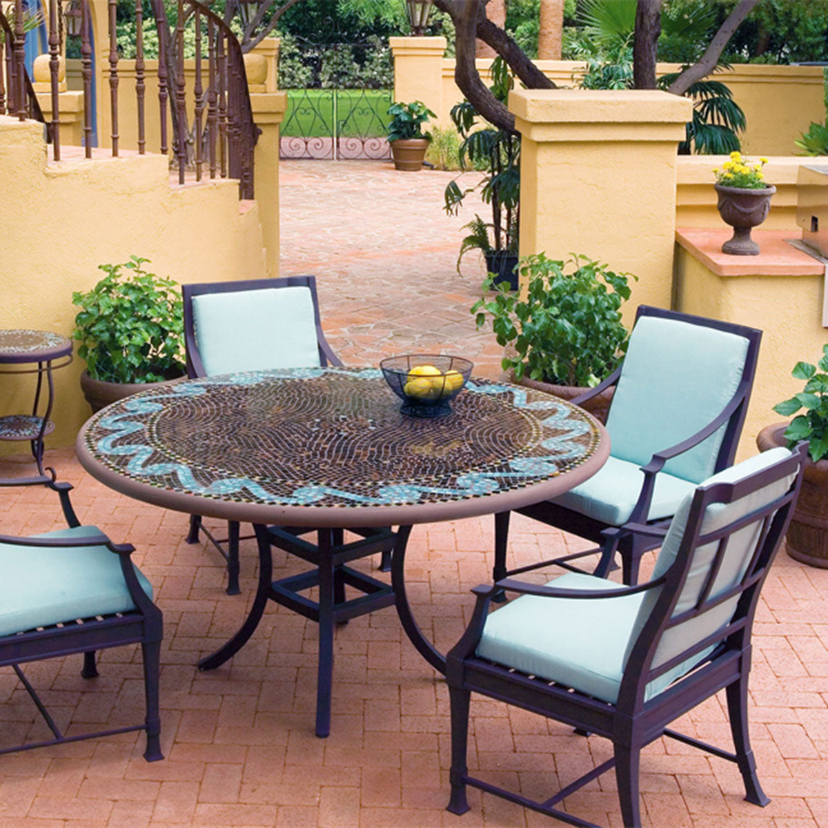 60" KNF Mosaic Patio Tables