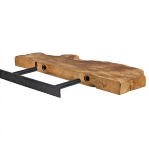 Floating Live Edge Shelves