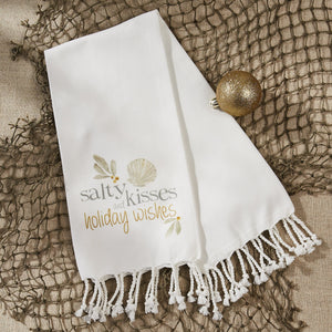 Salty Kisses Holiday Dish Towel