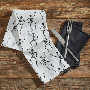 Skeleton Flour Sack Dishtowel