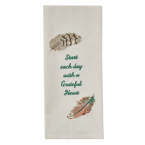Start Each Day Dish Towel