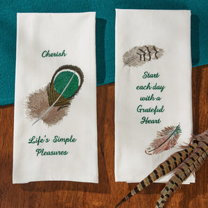 Start Each Day Dish Towel