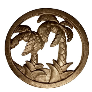 Palm Tree Medallion Scarf Holders