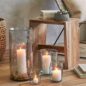 Texture Glass Votive/Vase (4-Sizes)