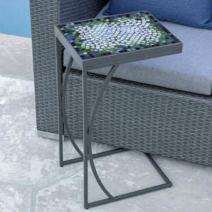 Belize Mosaic C-Table-Iron Accents
