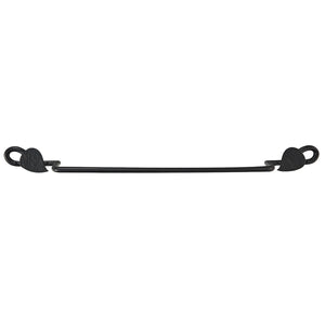 Forged Leaf Towel Bar - 16" or 24" | Iron Accents