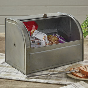 Grey Star Metal Bread Box