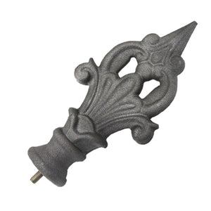 Decorative Spear Finials - Gunmetal