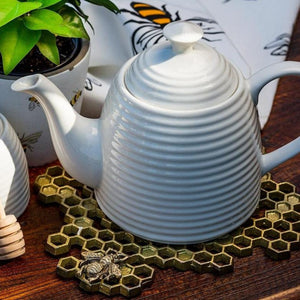 Savanna Honeycomb Trivet-Iron Accents