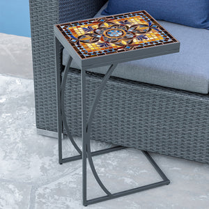 Almirante Mosaic C-Table-Iron Accents