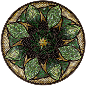 Arenal Mosaic Table Tops-Iron Accents