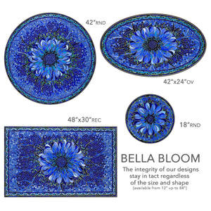 Bella Bloom Mosaic Table Tops-Iron Accents