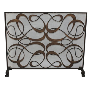 Bond Street Dark Gold French Fireplace Screen