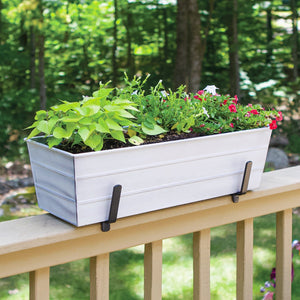 Flower Box with 6" Railing Kit
