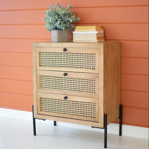 Woven Bedside Table