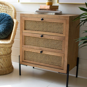Woven Bedside Table