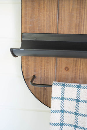 Towel Rack with Trays