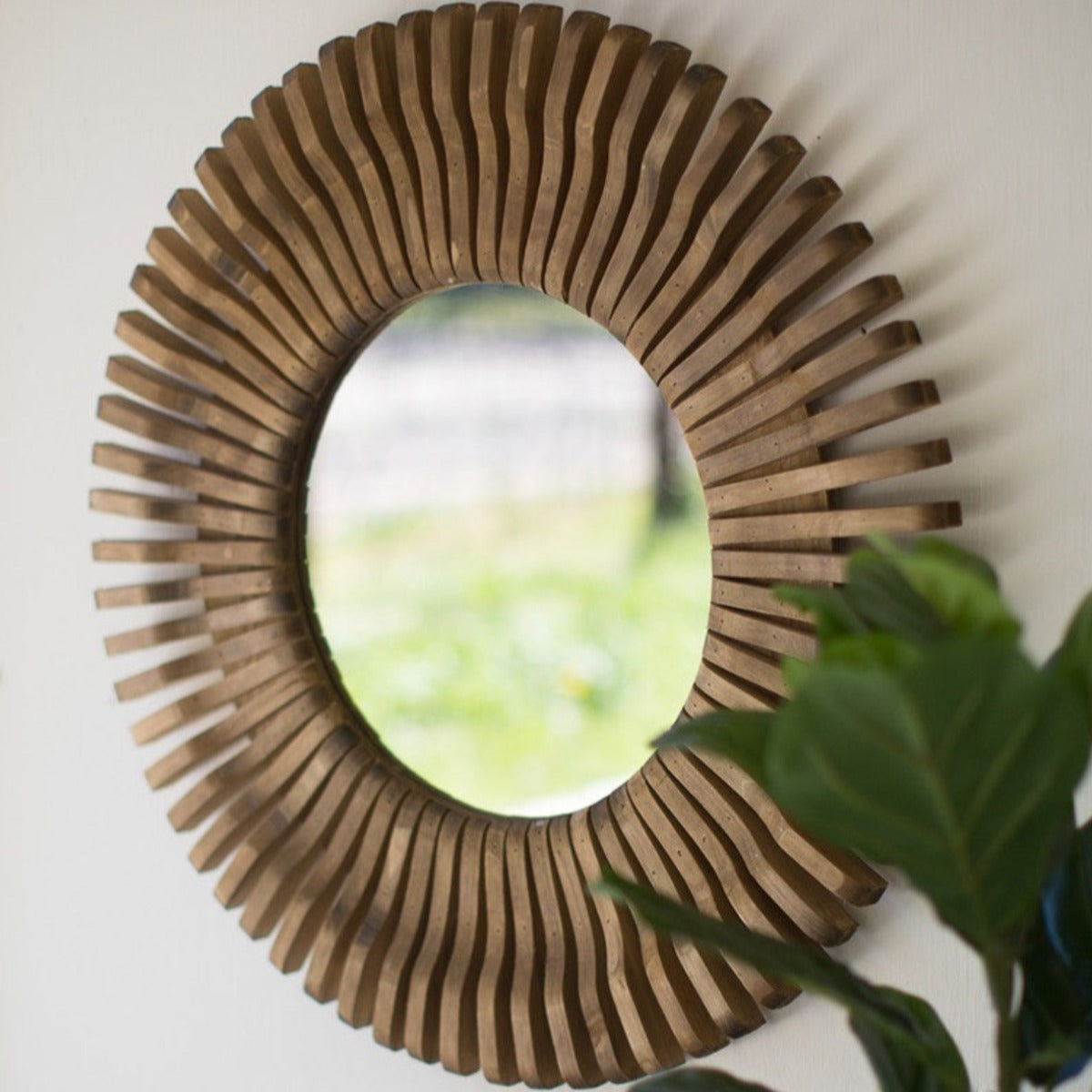 Strip Wood Mirror