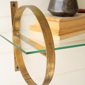 Iron Circle Wall Shelf
