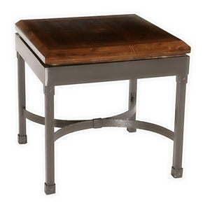 Cedarvale Side Table-Iron Accents
