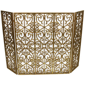 Chateau Scroll Fireplace Screen