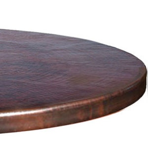 Square Copper Table Tops - 24" to 60"-Iron Accents