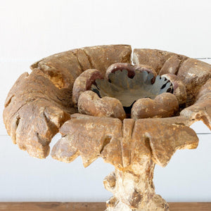 Cast Relic Candle Holder-Iron Accents