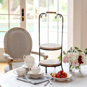 Village Scroll Mug Rack