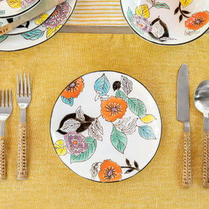 Poppy Garden Salad Plate (Set-4)