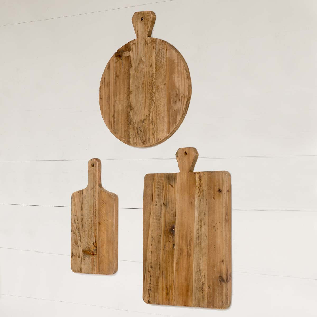 Pine Cutting Boards (Set-3)-Iron Accents