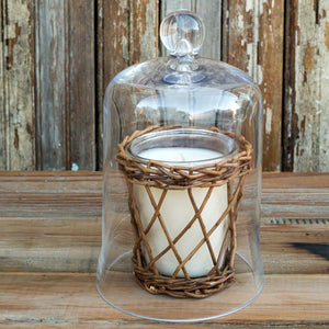 Glass Bell Cloche - Candle Cover