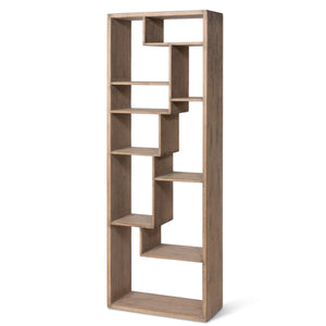 Geometric Wooden Etagere