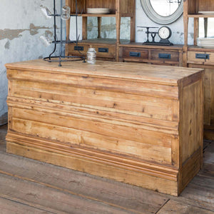 Vintage Bar Counter-Iron Accents
