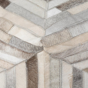 Taurus Hair-On Hide Pouf