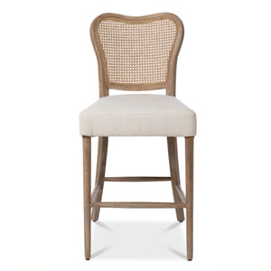 Cane Back Bar Chair