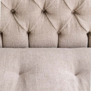 Hillcrest Tufted Chair-Iron Accents