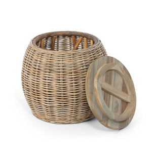 Rattan Side Table