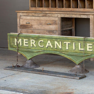 Mercantile Canopy Light Fixture-Iron Accents