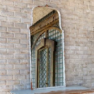 Southern Home Keyhole Mirror-Iron Accents