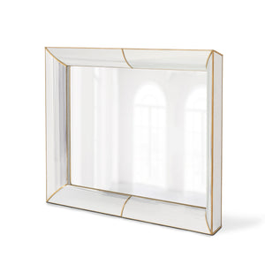 Glass Framed Wall Mirror