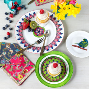 Bird Coral Sheeting Napkins