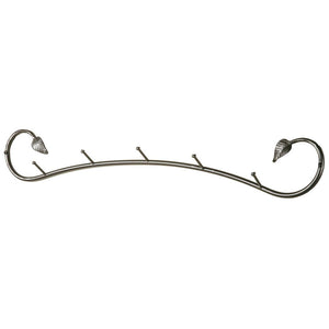 Eden Isle Wall Coat Rack-Iron Accents