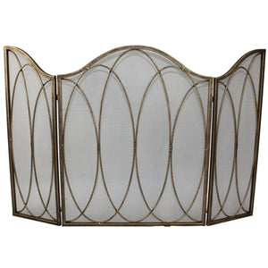 Interlaced Ovals Fireplace Screen