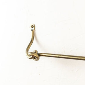 Knot Wrought Iron Towel Bars-Iron Accents