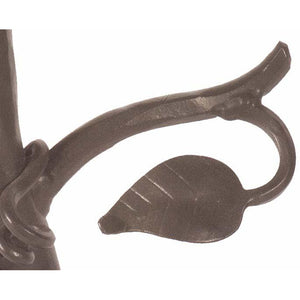 Leaf Console Table-Iron Accents