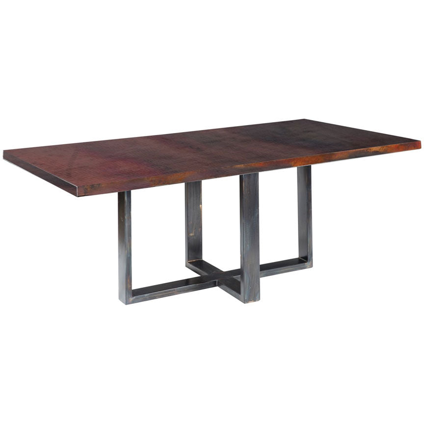 Liam Dining Table or Base for 72x44 - 84x44 Tops-Iron Accents