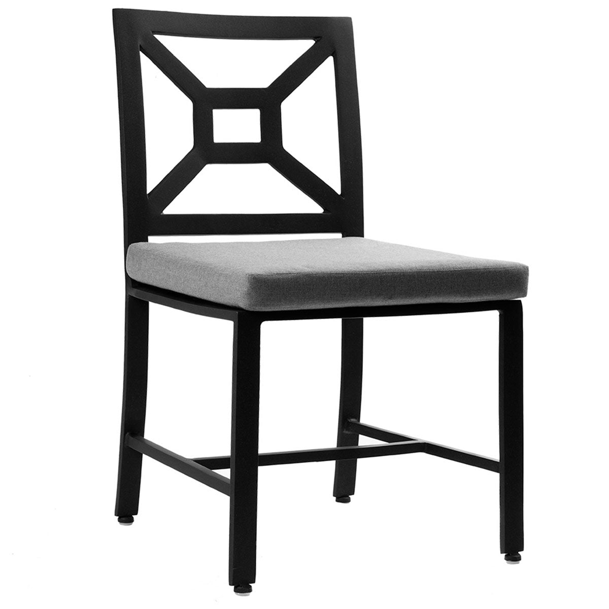Milano Dining Chair (Set-2)-Iron Accents